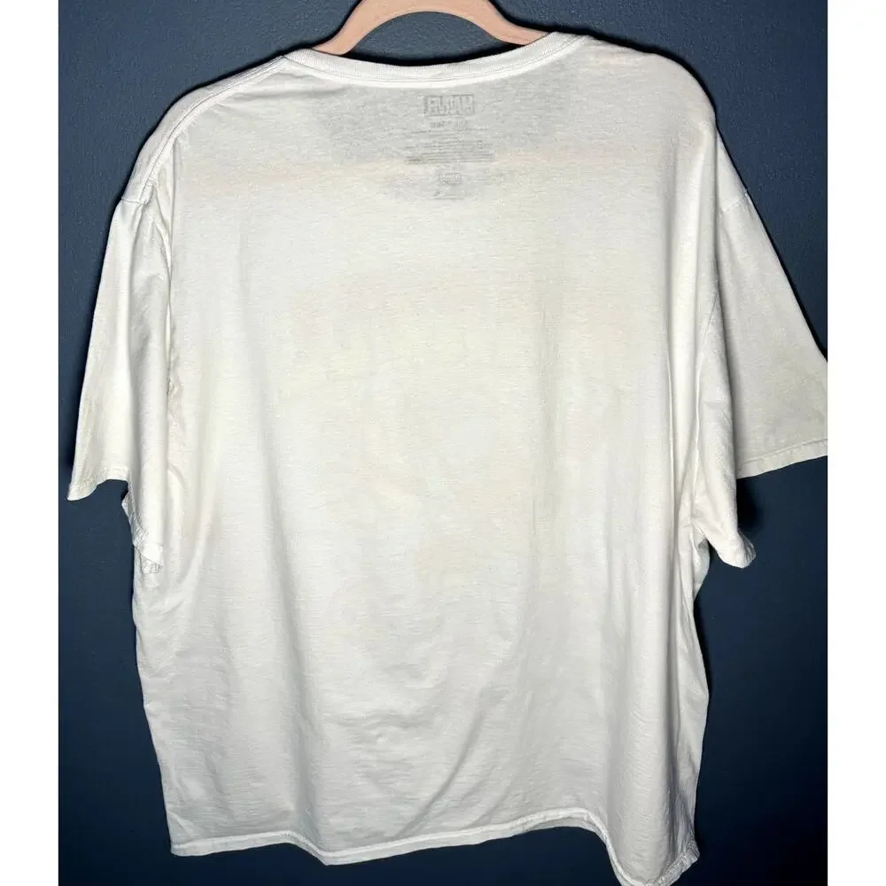 Marvel Mens XXXL Crew Neck White T-Shirt 54x34 Big and Tall - Picture 2 of 6